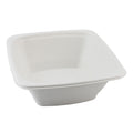 200-PACK OF BOWL SALAD COMPOSTABLE MOLDED FIBER SQUARE 32 OZ DISPOSABLE