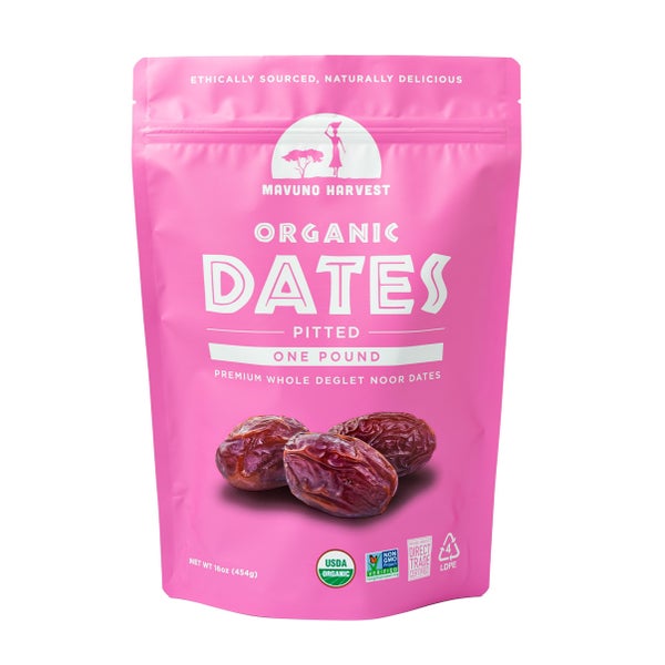 6-PACK OF Dates Pitted Organic, 1 Pound Size