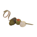 20-PACK OF SKEWER BAMBOO TOP TWIST 3.5 IN