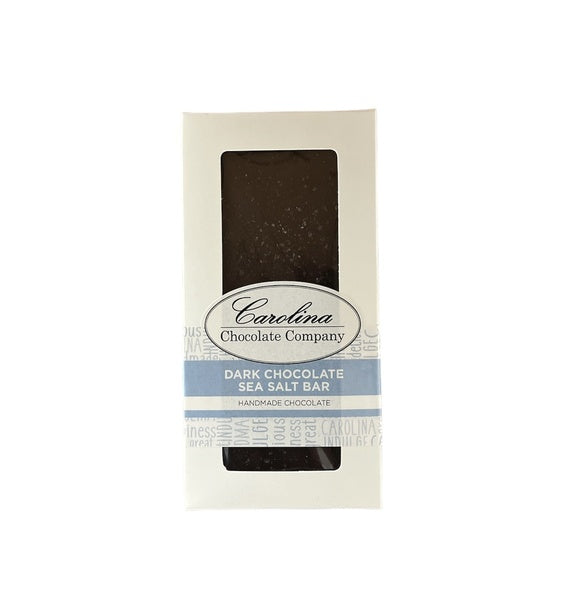 20-PACK OF Chocolate Dark Sea Salt Bar, Carolina Chocolate Company