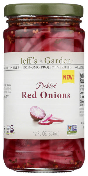 6-PACK OF Onion Pickled Jeffs Garden 12 fo