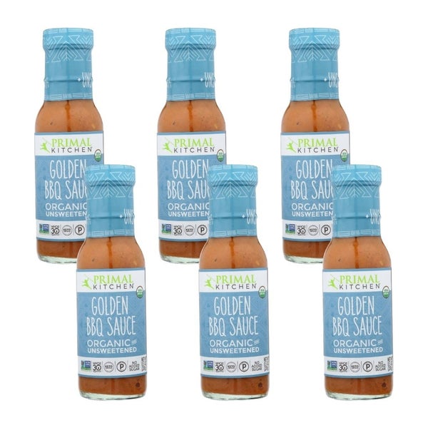 6-PACK OF Sauce Bbq Golden Original Primal Kitchen 8.5 oz