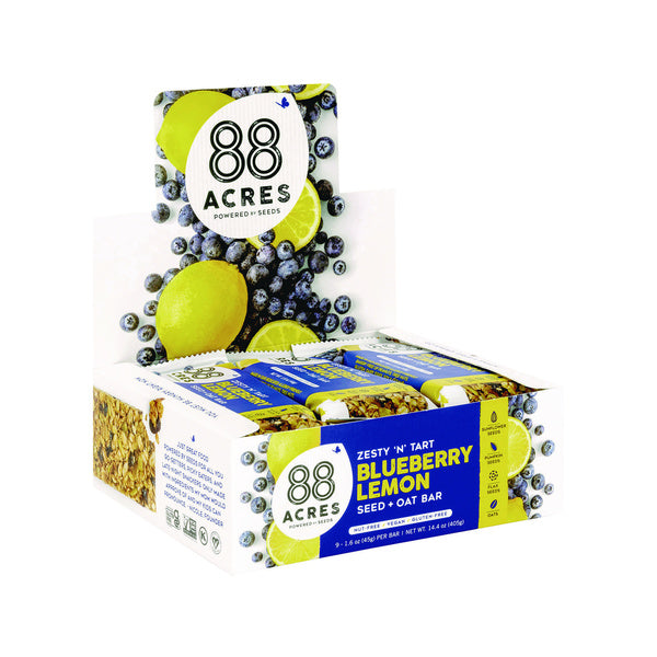 9-PACK OF SNACK BAR BLUEBERRY LEMON 1.6 OUNCE - CASE OF 9