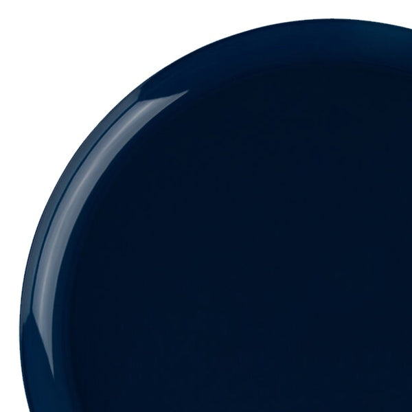 12-PACK OF Plate Pasta 6.25" Navy Flat Pastry