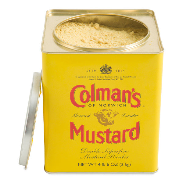 1-PACK OF MUSTARD DRY PWDR TIN