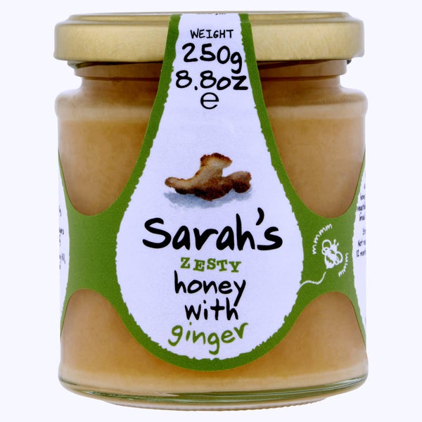 9-PACK OF Honey Flavoured with Ginger Sarah's, Bewley Irish Imports