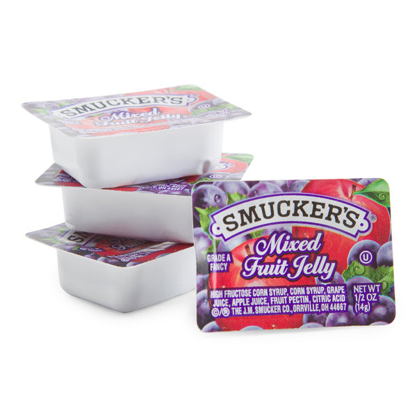 200-PACK OF JELLY MIXED FRUIT CUP