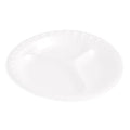 4-PACK OF PLATE FOAM UL WHT 3COMP 9"