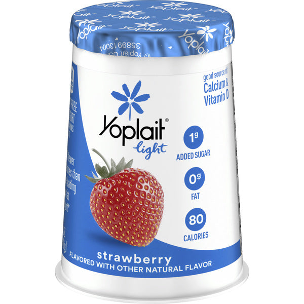 12-PACK OF YOGURT STRAWBERRY LIGHT
