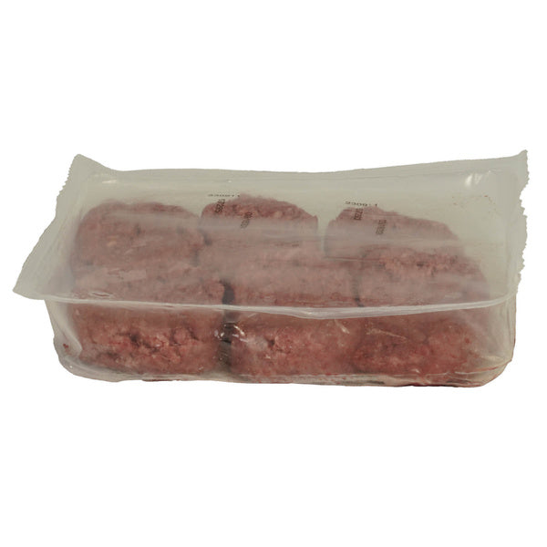 6 OZ-PACK OF BEEF GROUND 80\20 SMASH PTY