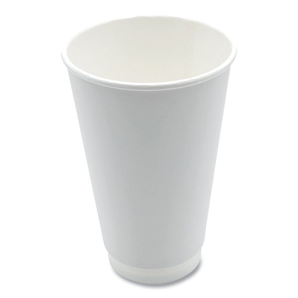 500-PACK OF Cup Paper Boardwalk 16 oz Double-Walled Paper Hot Cups - 500 Count - Perfect for Coffee, Tea, and More