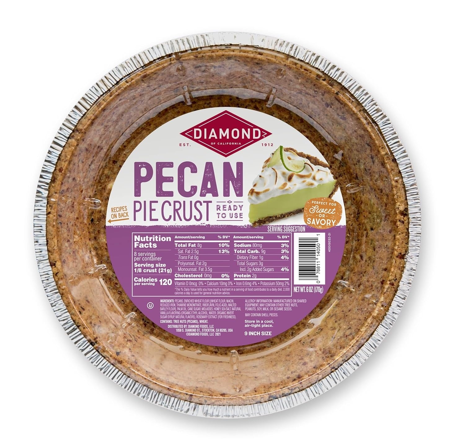 12-PACK OF CRUST PIE PECAN PIE CRUST