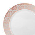 12-PACK OF Plate Appetizer 7.5" White Silver