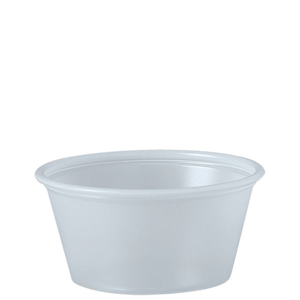 10-PACK OF CUP PORTION PLAS TRANS 2OZ