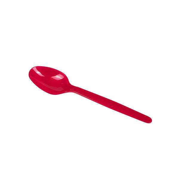 1000-PACK OF Teaspoon Plastic Karat 1,000 ct PS Plastic Heavy Weight Tea Spoons, Red