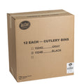 EACH-PACK OF BIN SILVERWARE BLK 4COMPT