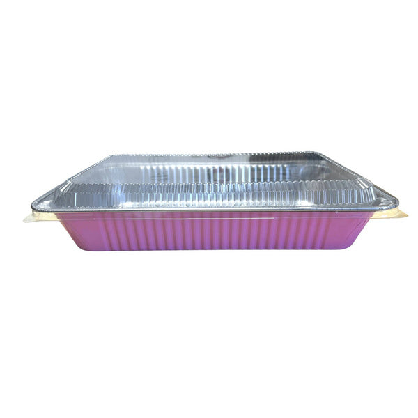 100-PACK OF Plastic Lid for Deep Disposable Full Size Steam Table Pan