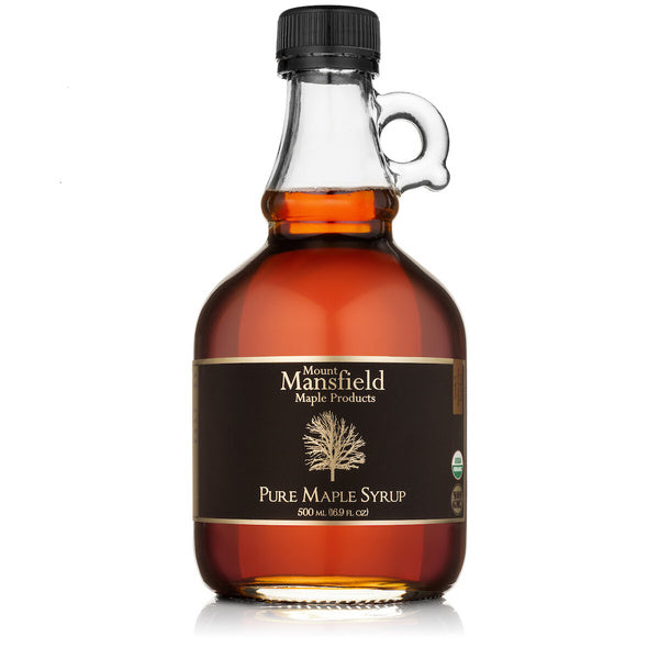 12-PACK OF Syrup Maple Pure Organic Vermont - Grade A Golden Delicate, Mount Mansfield Maple Products