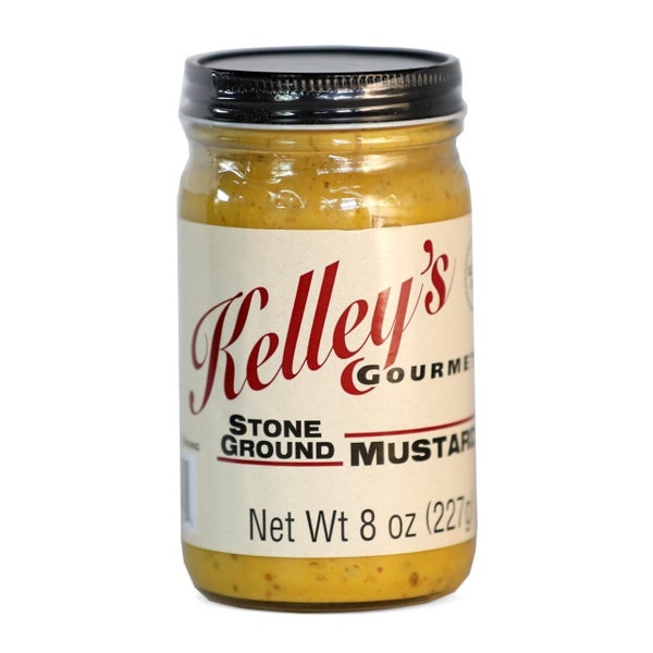 12-PACK OF Mustard Stone Ground Kelley's Gourmet