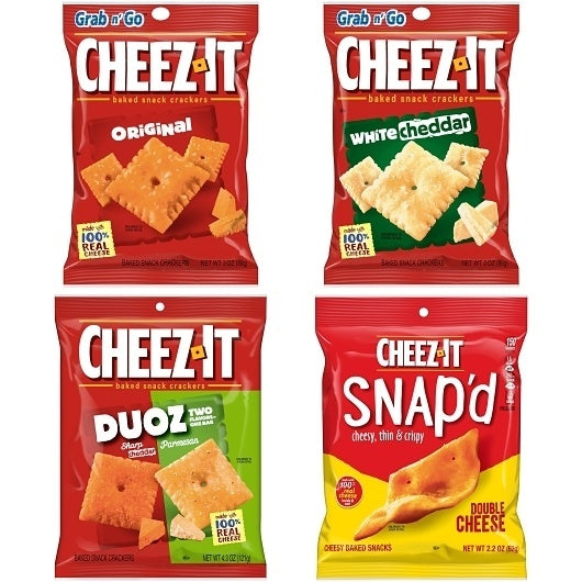 36-PACK OF Crackers 4 Flavors Kellogg'S, 36 - 3 Oz