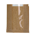 1-PACK OF BAG PAPER BROWN W/WINDOW