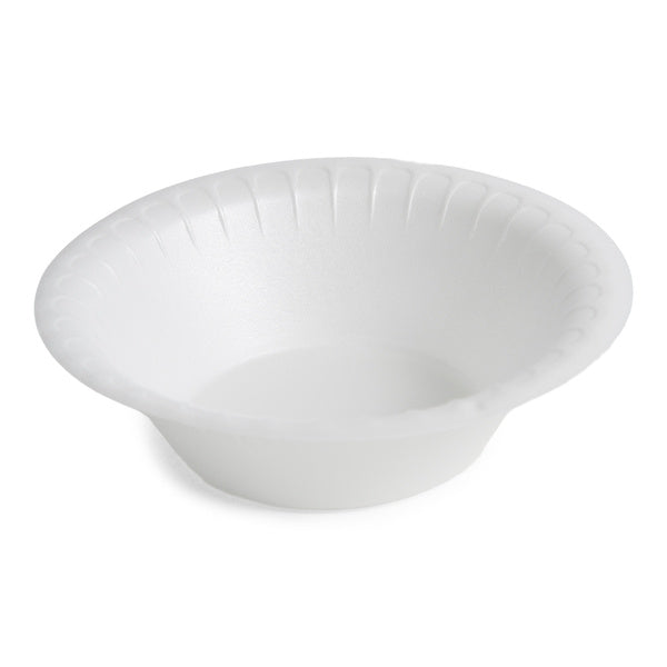 8-PACK OF BOWL FOAM UL WHT 12 OZ