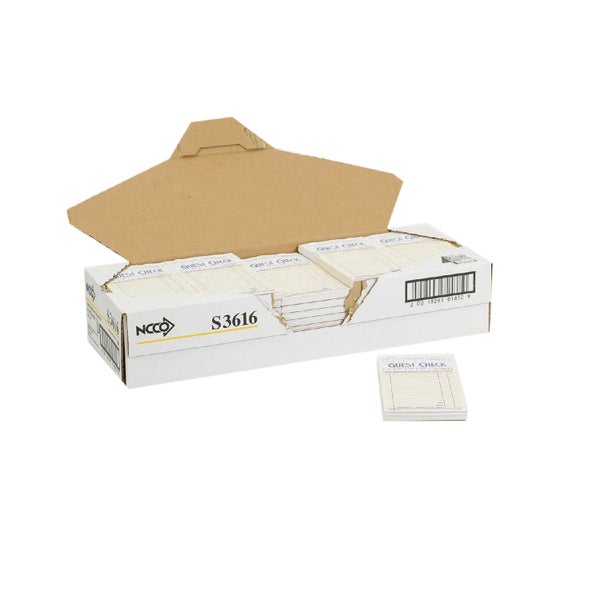 100 CT-PACK OF GUEST CHK 1 PART SALMON