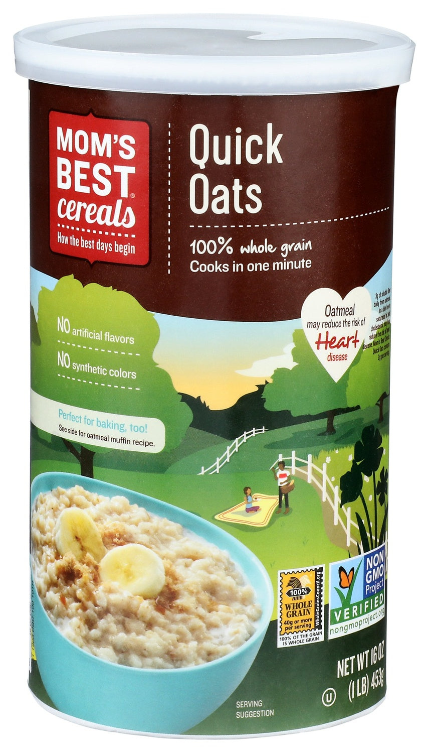 12-PACK OF OAT QUICK WHOLE GRAIN