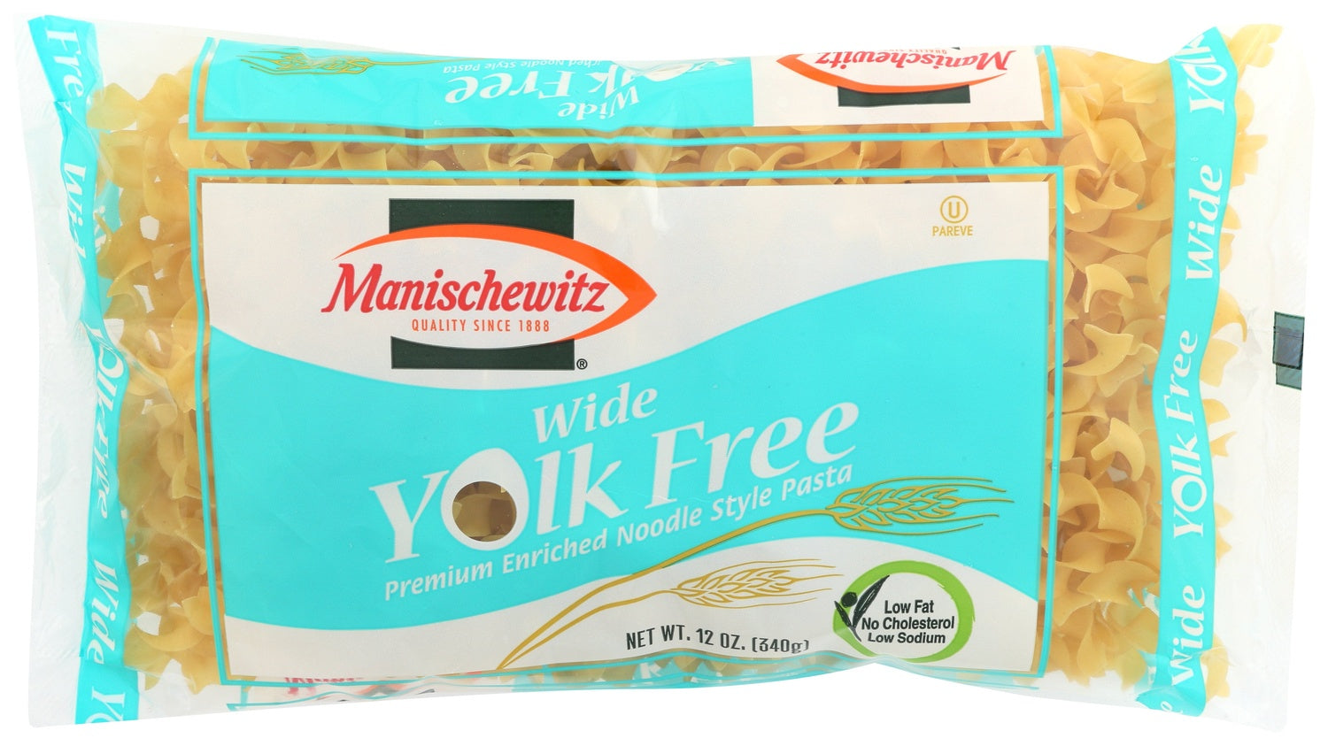 12-PACK OF PASTA NOODLE WIDE YOLK FREE