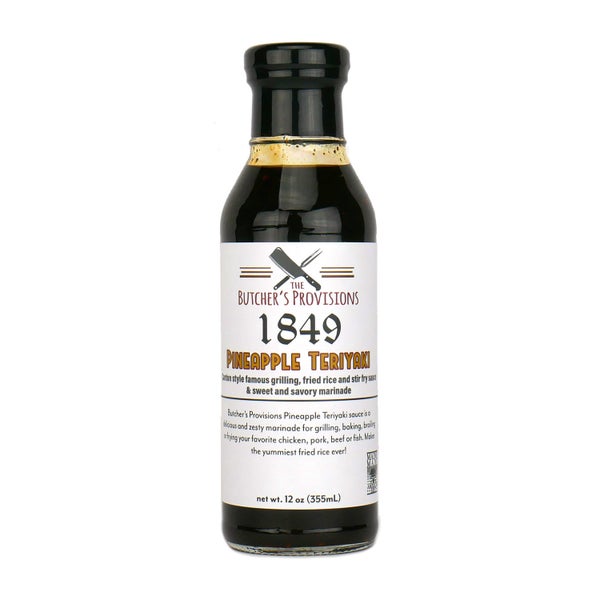 6-PACK OF Sauce Teriyaki Pineapple Butcher's Provisions, Pemberton's Foods