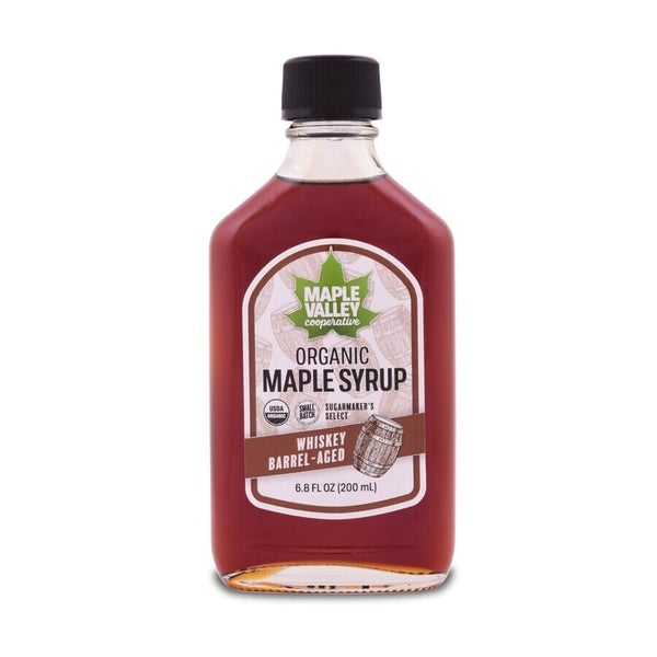 12-PACK OF Organic Syrup Maple Whiskey Barrel-Aged