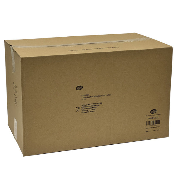 100 CT-PACK OF TOOTHPICK WOOD CHLKBD BB 3.5