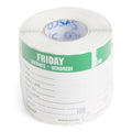 250 CT-PACK OF LABEL ROLL 2X2 PLAST FRI GREEN