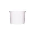 500-PACK OF Container Takeout Karat 500 ct 10/12 oz Gourmet Paper Food Container | White | 96 mm