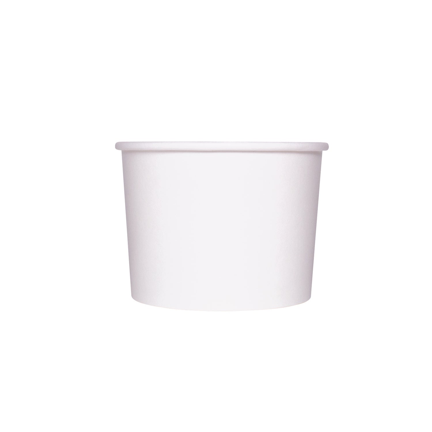 500-PACK OF Container Takeout Karat 500 ct 10/12 oz Gourmet Paper Food Container | White | 96 mm