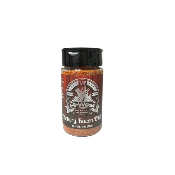 6-PACK OF Seasoning BBQ Hickory Bacon, Hi West Foods