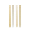10-PACK OF Chopsticks Bamboo Round Paper Sleeve Wrapped 8"