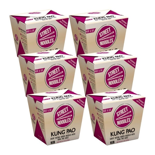 6-PACK OF Noodle Ramen Kung Pao Street Noodles 8.11 oz