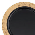 24-PACK OF Plate Appetizer 7.5" Marble Plastic