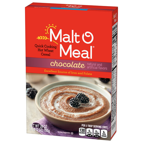 12-PACK OF CEREAL HOT MALT O MEAL CHOCOLA