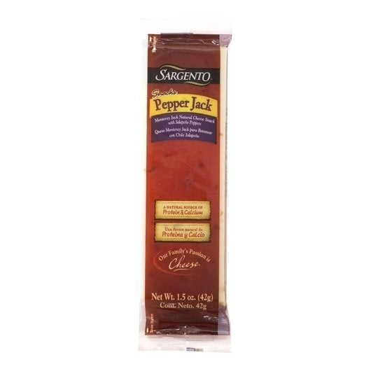 72-PACK OF Pepper Jack Cheese Snack Sargento, 4 - 18 - 1.5 Oz