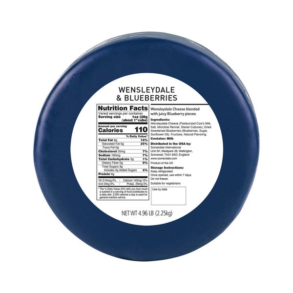 2-PACK OF CHEESE WENSLEYDALE BLUEBERRY