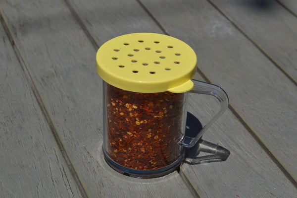 10 OZ-PACK OF DREDGE POLY CHEESE LID W/HDLE