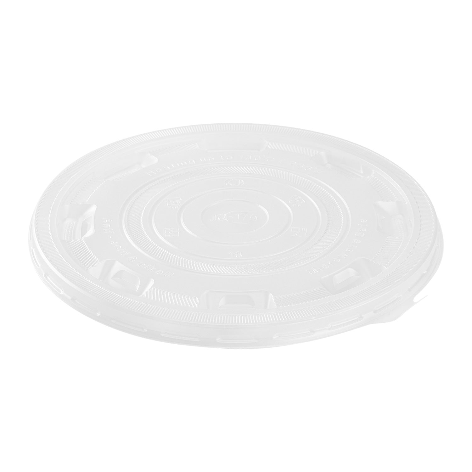 300-PACK OF Lid Togo Karat 300 ct Disposable Bowl Lids | For 22-48 oz Injection Molded Bowls | 179 mm | Clear