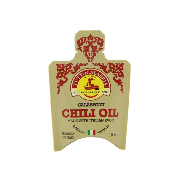24-PACK OF TuttoCalabria Calabrian Chili Pepper Infused Extra Virgin Olive Oil, 24 x 10ml