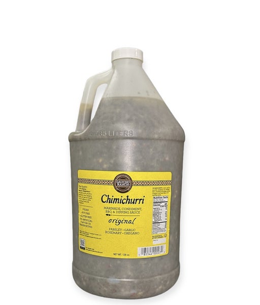 4-PACK OF Sauce Chimichurri Original 1 Gallon Jug