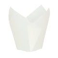 10-PACK OF CUP BAKING WHT SILCN TULP 1.25 OZ