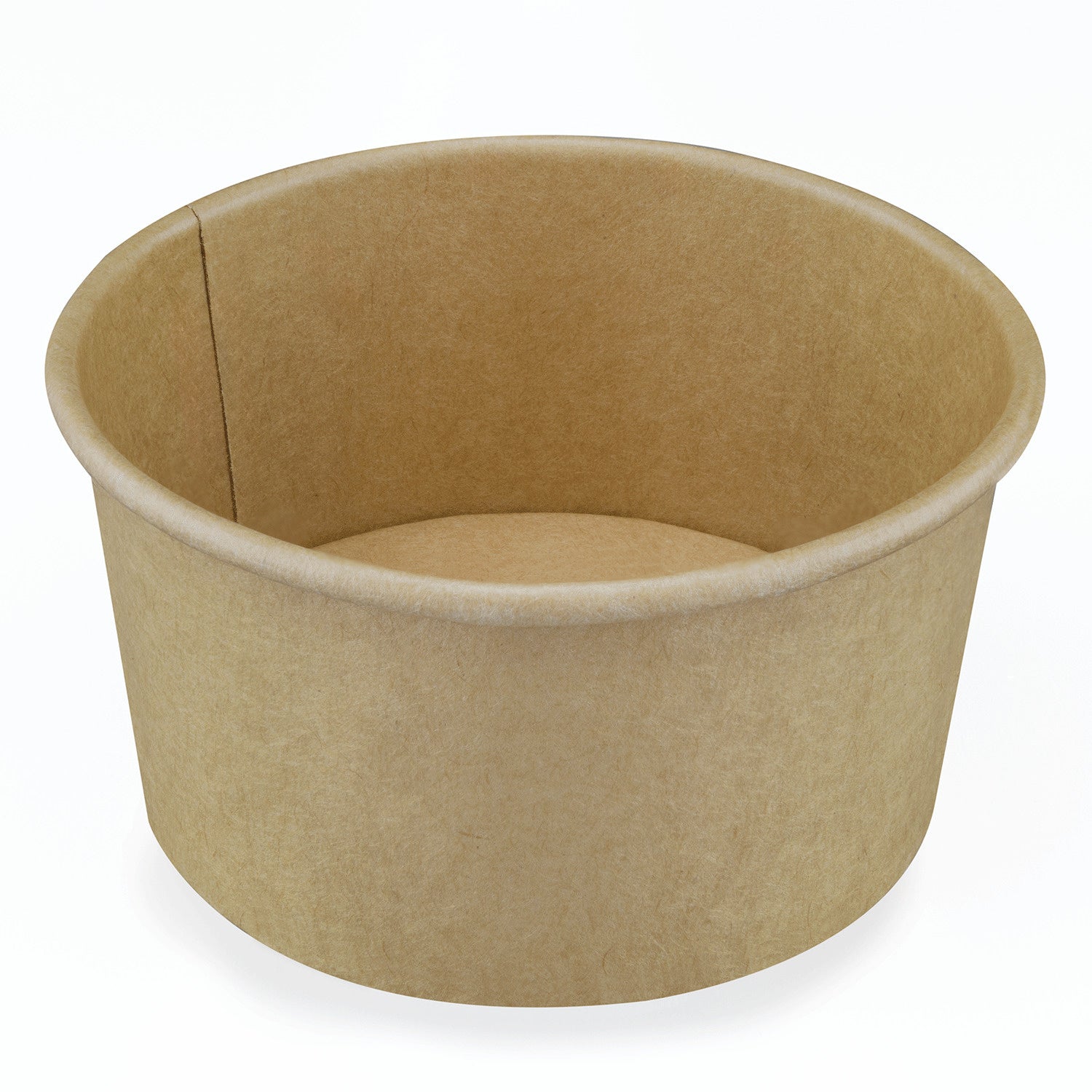 500-PACK OF Container Takeout Karat 500 ct 6 oz Gourmet Paper Food Container | Kraft | 96 mm