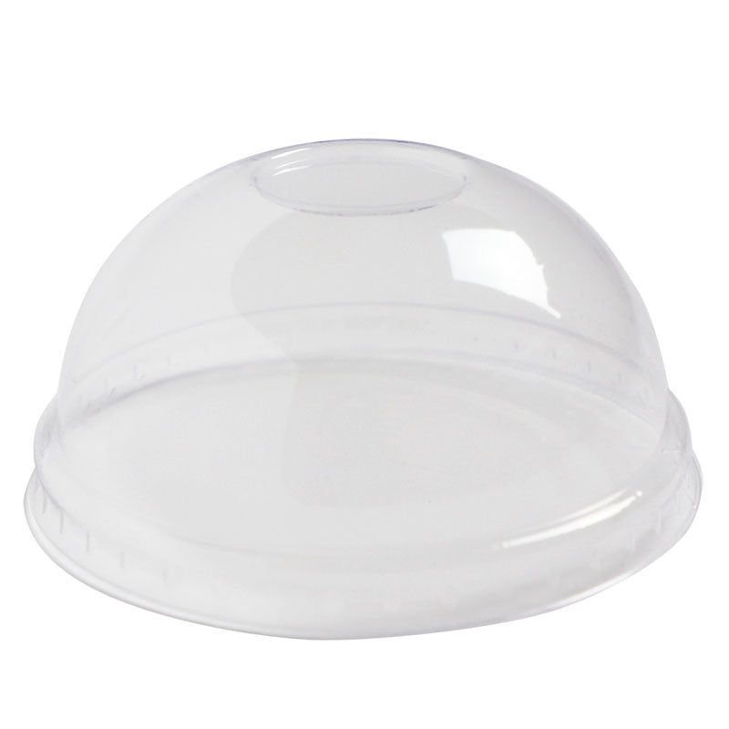 1000-PACK OF BOWL CMPSTBL World Centric Compostable PLA Domed Lids | Fits 8 oz World Centric Paper Bowls | 1000 count