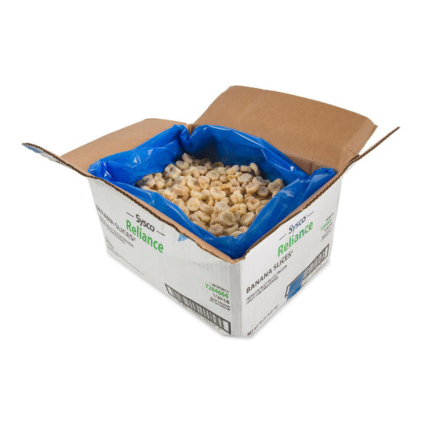 20 LB-PACK OF BANANA SLICE IQF
